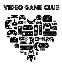 city of la grande video game club flyer