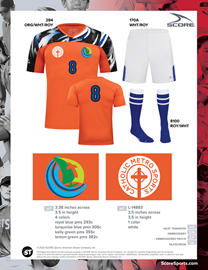 BRN/SJBA Soccer Uniform