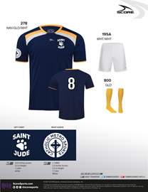 JUD Soccer Uniform
