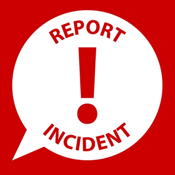 Report a Incident link