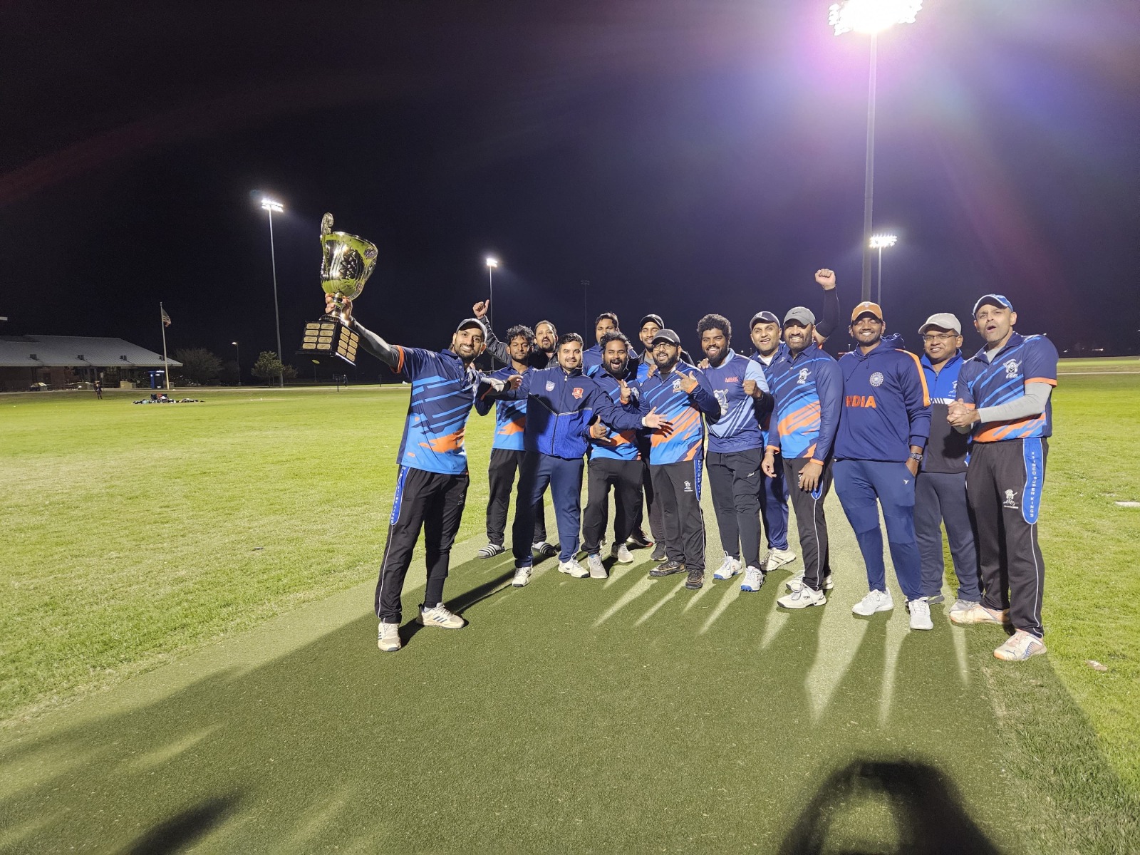 Huddling in a youth soccer match