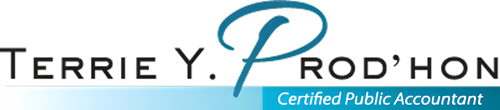 Terrie Y. Prod'hon CPA website