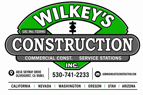 Wilkey's Construction website