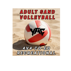 Presentational YFAC 4v4 Adult Co-ed Sand Volleyball Session 1 visual