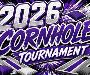 Presentational 2026 Cornhole Tournament visual
