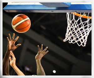 Presentational Winter Basketball visual