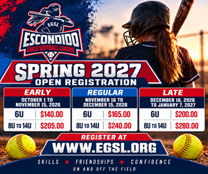 Presentational EGSL Spring Softball visual