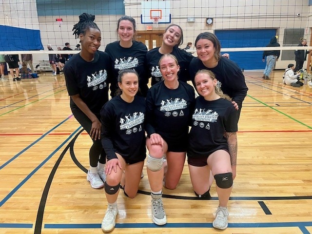 Tennis ball on a court