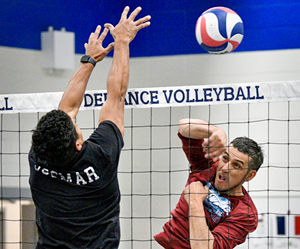Presentational Adult Co-Ed Volleyball League visual