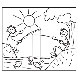 Presentational Harcourt Fishing Derby visual