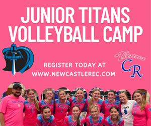 Presentational Junior Titan Volleyball Camp visual
