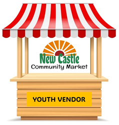 Presentational Youth Vendor - at our New Castle Community Market visual