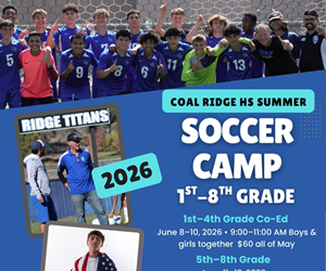 Presentational Coal Ridge Soccer Summer Camp visual