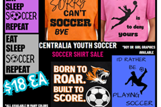 Soccer Shirts for Fundraising link