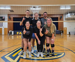 Presentational Winter Coed Volleyball visual