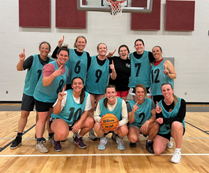 Presentational Winter 5-on-5 Basketball visual