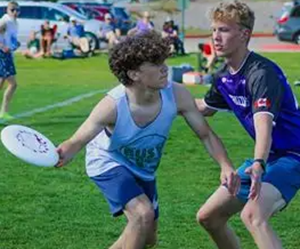 Presentational Indoor Ultimate Frisbee visual