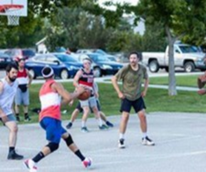 Presentational Summer 3-on-3 Basketball visual