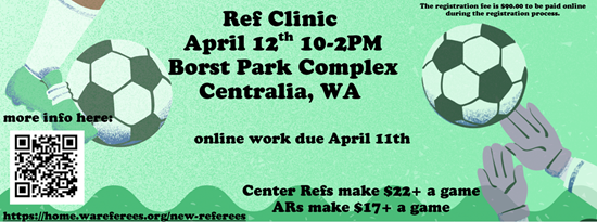 Become A Certified Referee Today! link