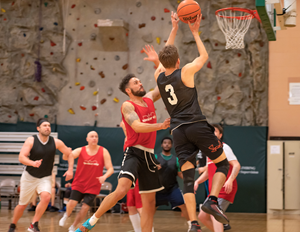 Presentational Winter Basketball visual