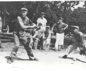 Presentational Summer Softball visual