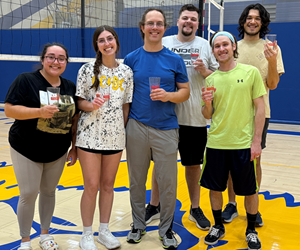 Presentational Fall Volleyball visual