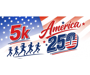Presentational 2026 Small Town America 5K visual