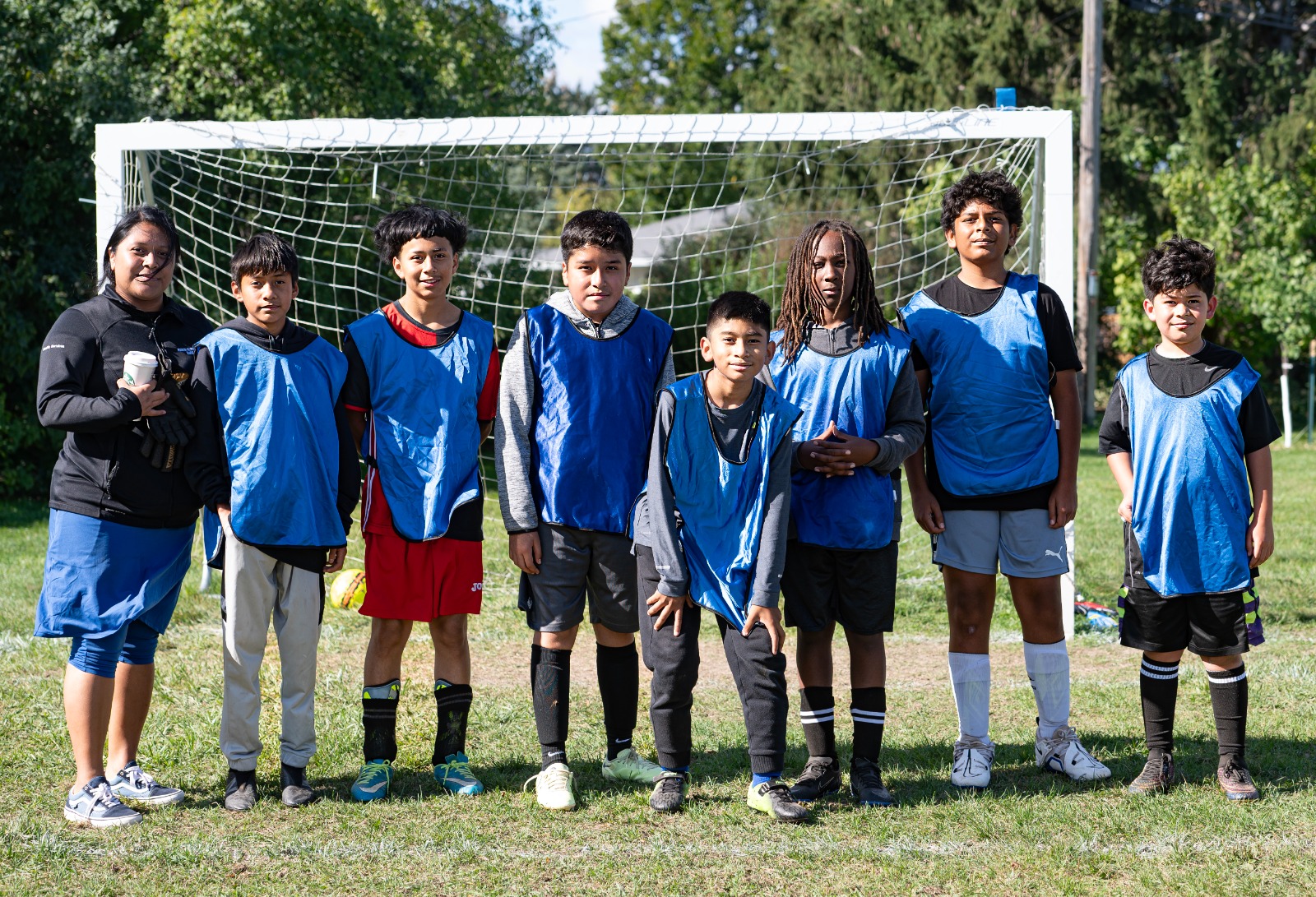 Tennis ball on a court