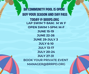 Presentational 2026 Open and Lap Swim visual