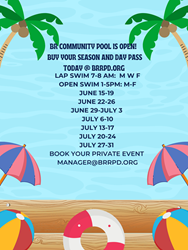 Presentational 2026 Open and Lap Swim visual