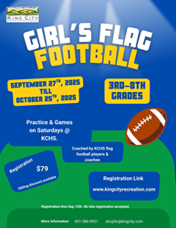Presentational 2025 Girls Flag Football visual
