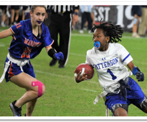 Presentational Middle School Girls Flag Football visual