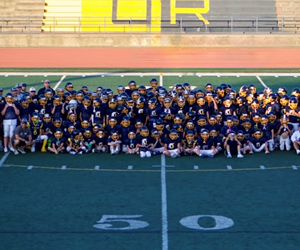 Presentational 2026 Contact Football Fundamentals Camp visual