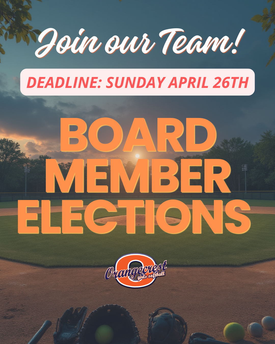 Youth playing baseball