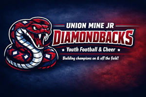 Union Mine Junior Rattlers Football and Cheer center badge