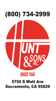 Hunt & Sons website