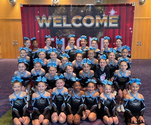 Presentational 2026 Wildcats Competition Cheer visual