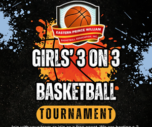 Presentational 3 on 3 Girls Basketball Tournament visual