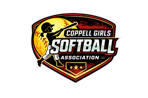 Coppell Girls Softball Association center badge