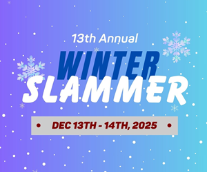 Presentational ESO Winter Slammer 2025 visual