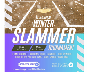 Presentational ESO Winter Slammer 2026 visual