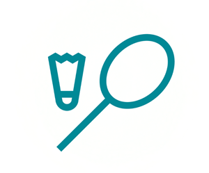 Presentational Adult Badminton Social League visual