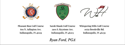 Pleasant Run, Sarah Shank, Whispering Hills Golf   website