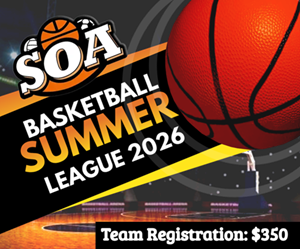 Presentational 2026 Summer Basketball League Team Registration visual
