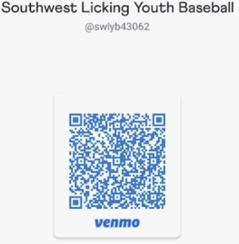 League Venmo for Outfield Sign orders link