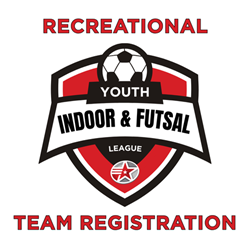 Presentational RECREATIONAL INDOOR & FUTSAL TEAM REGISTRATION visual