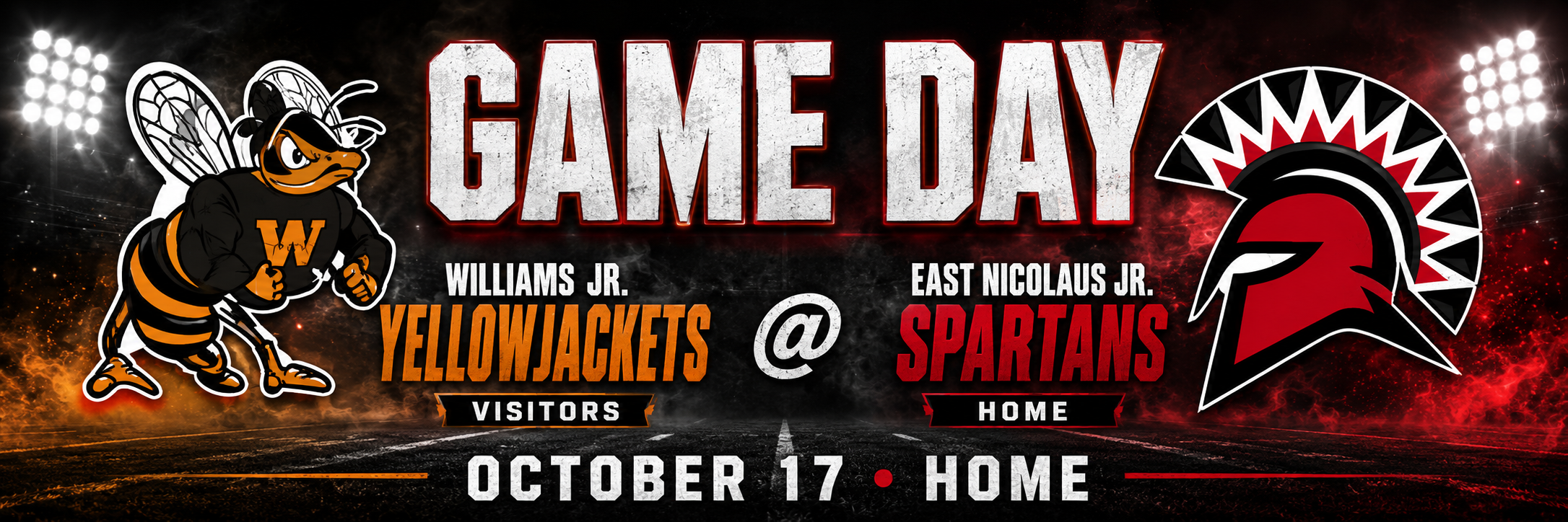 Williams Jr. Yellowjackets at Jr. Spartans