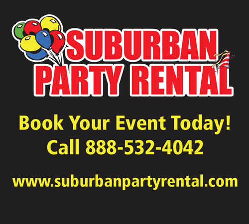 Suburban Party Rental website