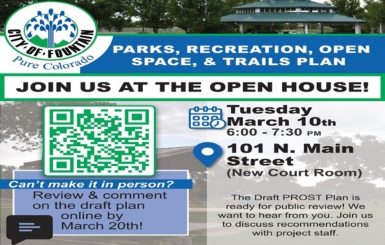 Draft PROST Plan Public Open House - March 10 link