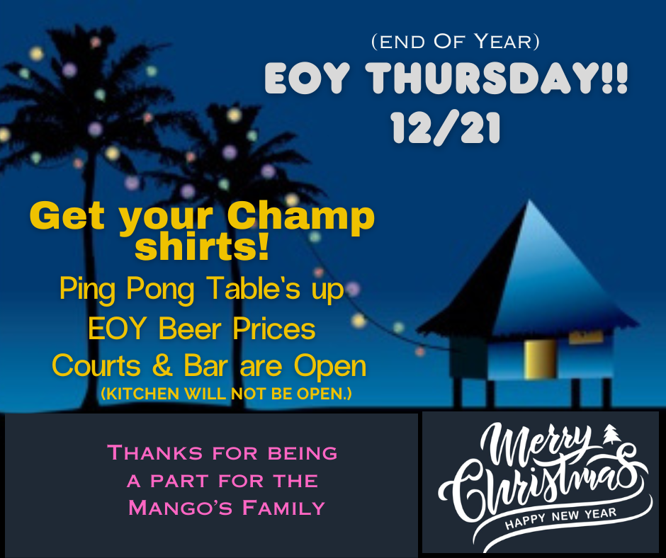 Mango's Beach Volleyball